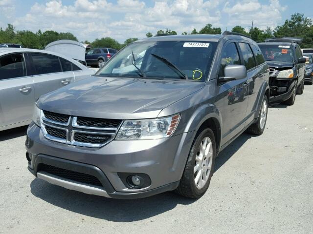 3C4PDCBG3CT190835 - 2012 DODGE JOURNEY SX SILVER photo 2