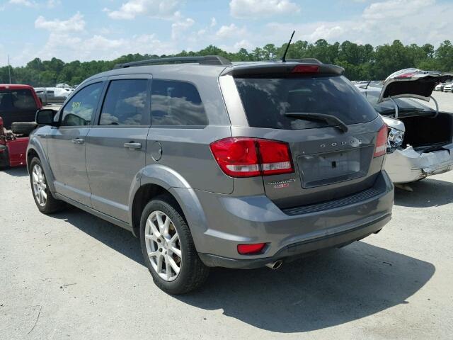 3C4PDCBG3CT190835 - 2012 DODGE JOURNEY SX SILVER photo 3