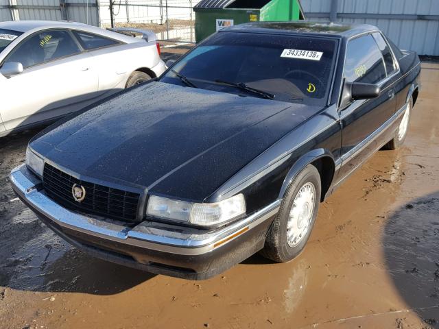 1G6EL13B5NU618269 - 1992 CADILLAC ELDORADO BLACK photo 2