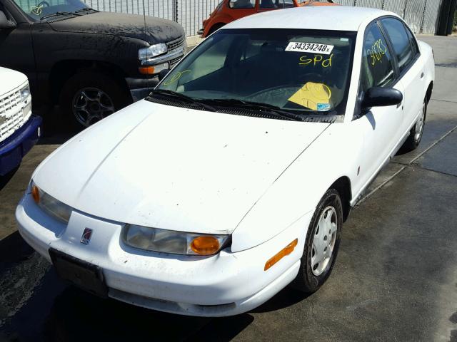 1G8ZH52861Z260443 - 2001 SATURN SL1 WHITE photo 2