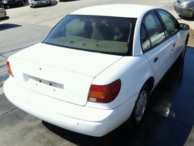 1G8ZH52861Z260443 - 2001 SATURN SL1 WHITE photo 4