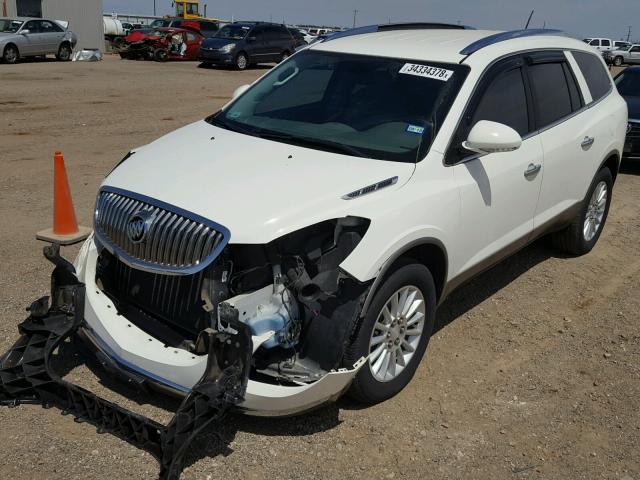 5GAKRBED6BJ162235 - 2011 BUICK ENCLAVE CX WHITE photo 2