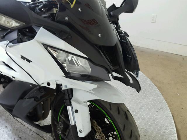 JKAZXCK17EA009316 - 2014 KAWASAKI ZX1000 K WHITE photo 17