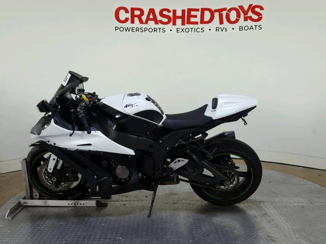 JKAZXCK17EA009316 - 2014 KAWASAKI ZX1000 K WHITE photo 5