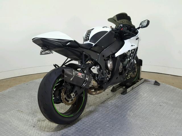 JKAZXCK17EA009316 - 2014 KAWASAKI ZX1000 K WHITE photo 8