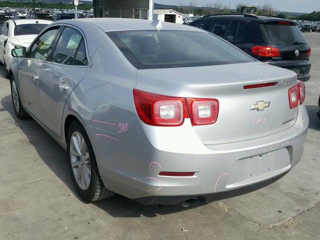 1G11H5SAXDF258263 - 2013 CHEVROLET MALIBU LTZ 银色 照片 3