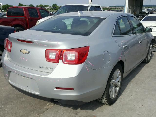 1G11H5SAXDF258263 - 2013 CHEVROLET MALIBU LTZ 银色 照片 4