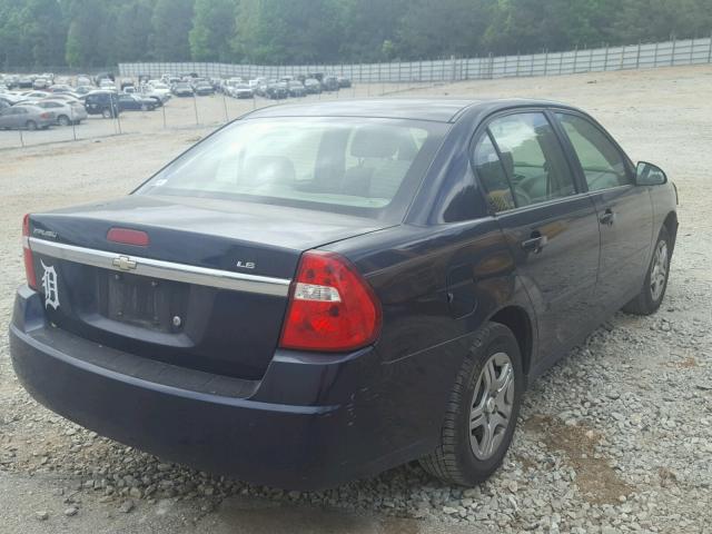 1G1ZS58F37F299118 - 2007 CHEVROLET MALIBU LS შავი ფოტო 4
