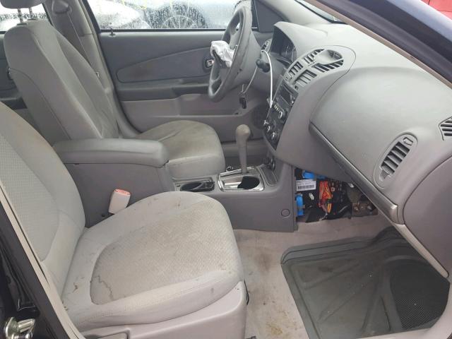 1G1ZS58F37F299118 - 2007 CHEVROLET MALIBU LS შავი ფოტო 5