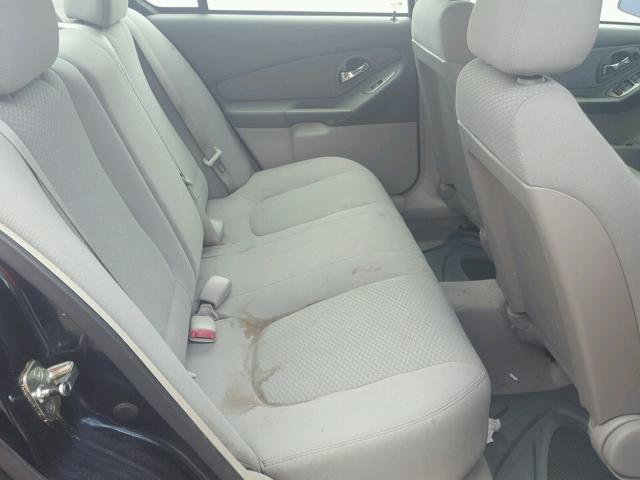 1G1ZS58F37F299118 - 2007 CHEVROLET MALIBU LS შავი ფოტო 6