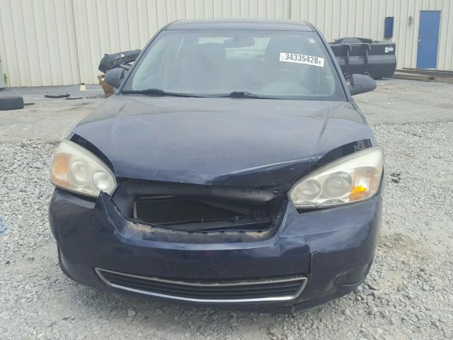 1G1ZS58F37F299118 - 2007 CHEVROLET MALIBU LS შავი ფოტო 9