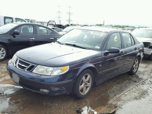 YS3ED49AX43009122 - 2004 SAAB 9-5 ARC BLUE photo 2