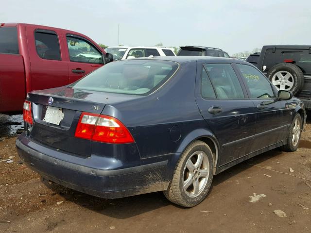 YS3ED49AX43009122 - 2004 SAAB 9-5 ARC BLUE photo 4