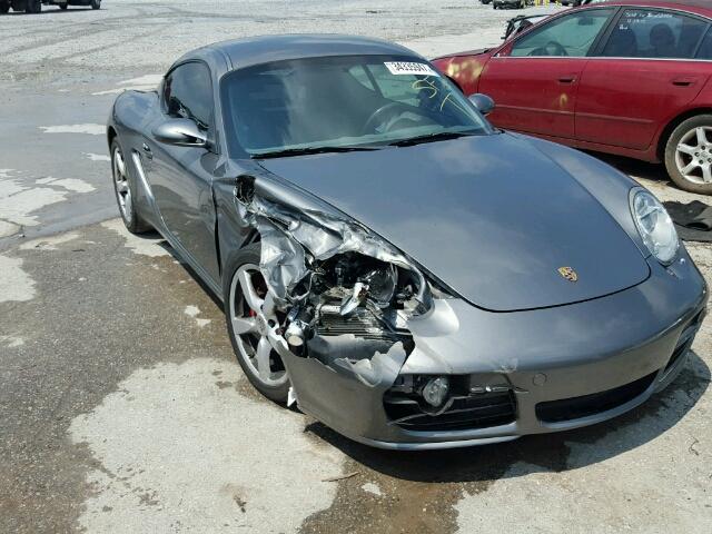 WP0AA29897U762705 - 2007 PORSCHE CAYMAN S GRAY photo 1