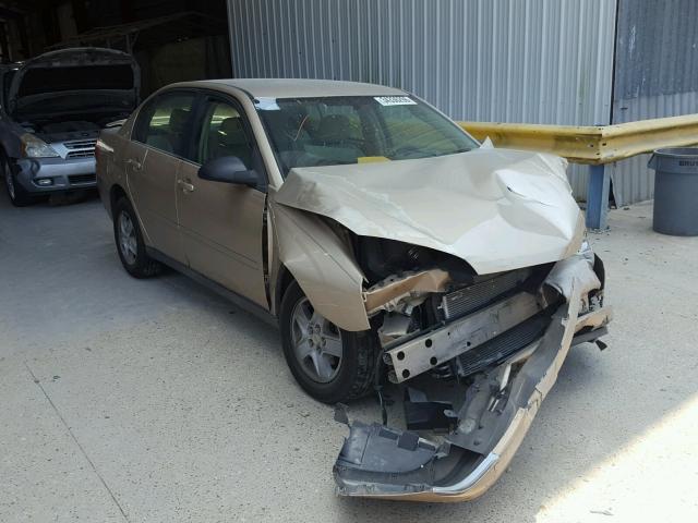 1G1ZT54835F224016 - 2005 CHEVROLET MALIBU LS BROWN photo 1