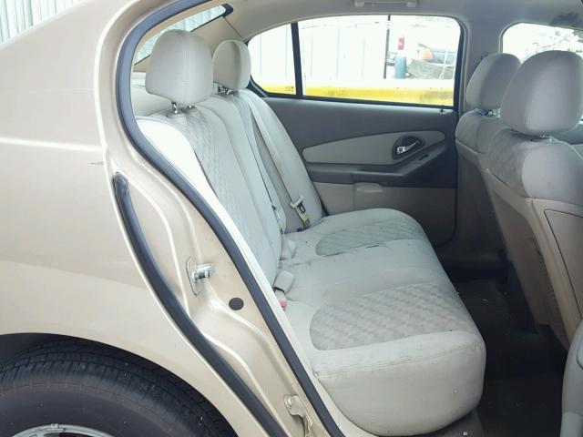 1G1ZT54835F224016 - 2005 CHEVROLET MALIBU LS BROWN photo 6