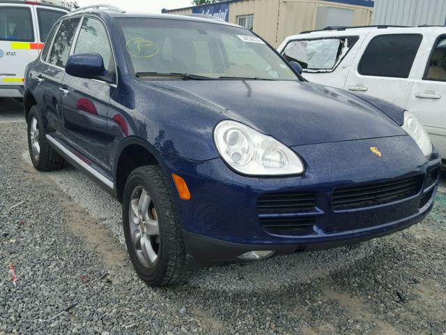 WP1AB29P14LA75156 - 2004 PORSCHE CAYENNE S BLUE photo 1