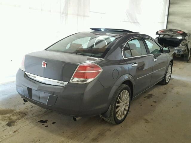 1G8ZV57787F163621 - 2007 SATURN AURA XR GRAY photo 4