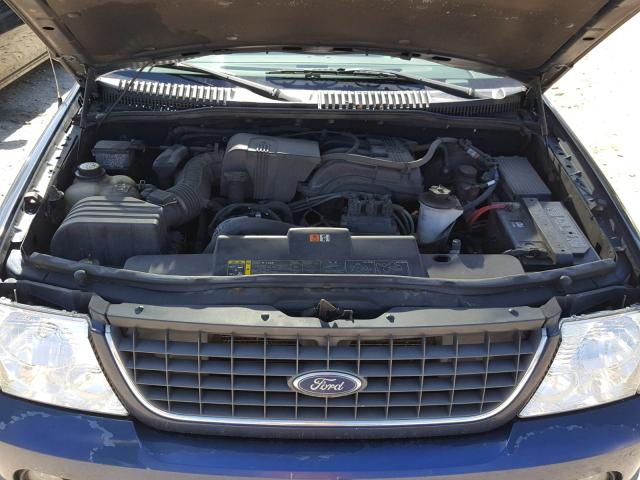 1FMZU73KX2UD30737 - 2002 FORD EXPLORER X BLUE photo 7