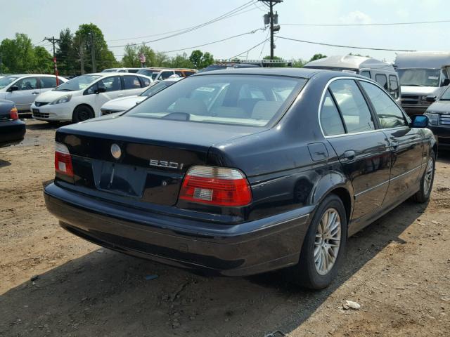 WBADT63412CH97533 - 2002 BMW 530 I AUTO BLACK photo 4