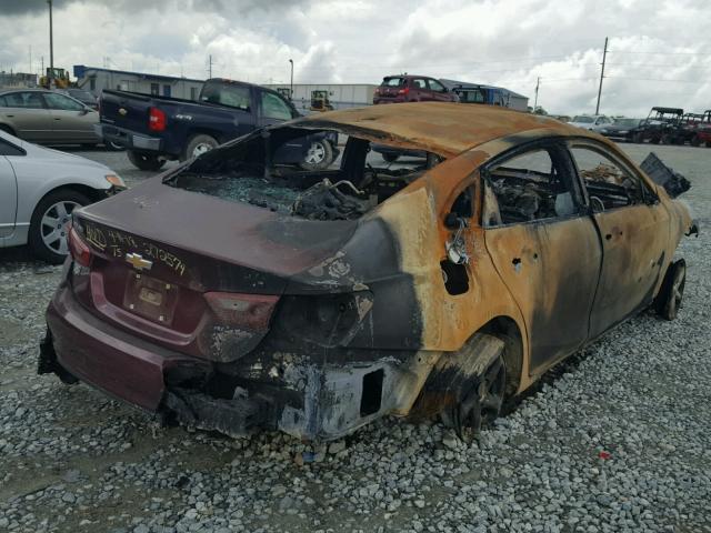 1G1ZB5ST6GF220569 - 2016 CHEVROLET MALIBU LS Qırmızı foto 4