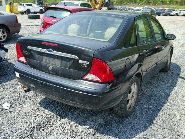 1FAHP38391W106417 - 2001 FORD FOCUS ZTS BLACK photo 4