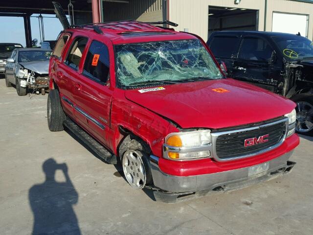 1GKEC13T31J105737 - 2001 GMC YUKON RED photo 1