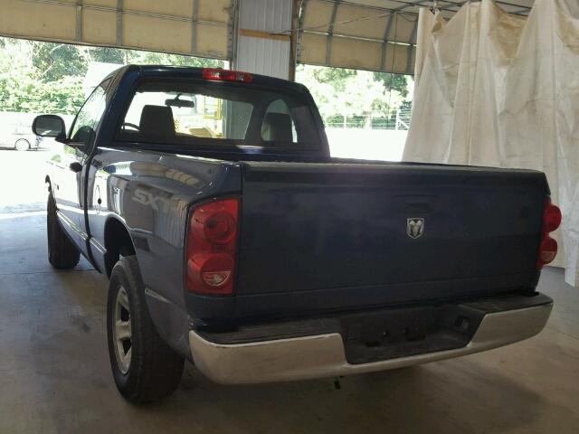 1D7HA16K68J213061 - 2008 DODGE RAM 1500 S BLUE photo 3