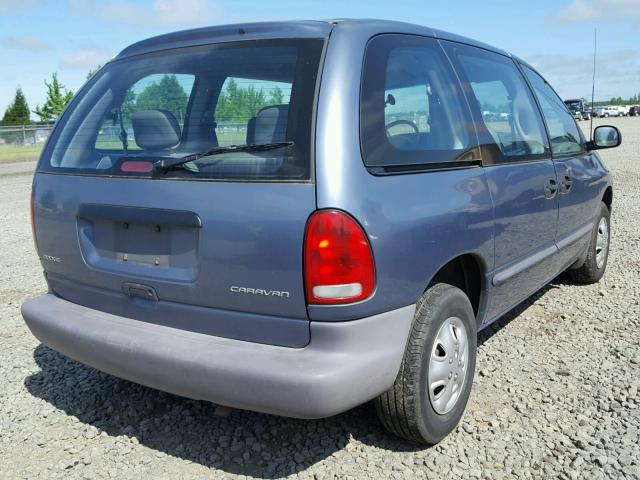 2B4FP2537TR618430 - 1996 DODGE CARAVAN BLUE photo 4