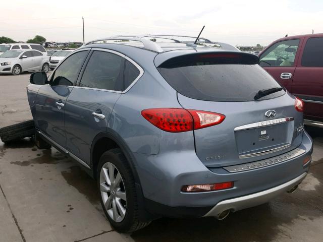 JN1BJ0RP1GM233753 - 2016 INFINITI QX50 BLUE photo 3