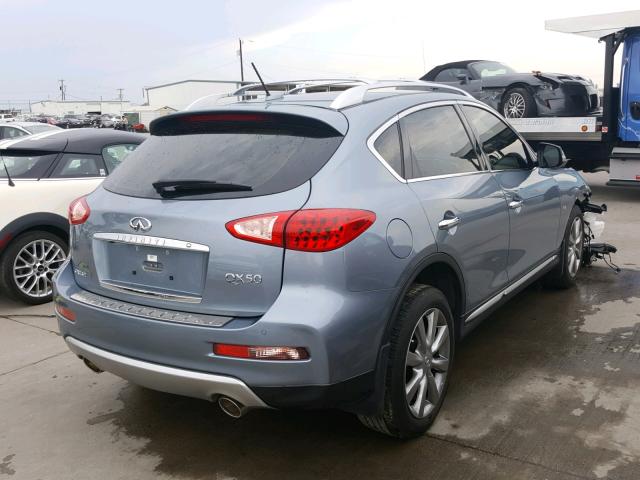 JN1BJ0RP1GM233753 - 2016 INFINITI QX50 BLUE photo 4