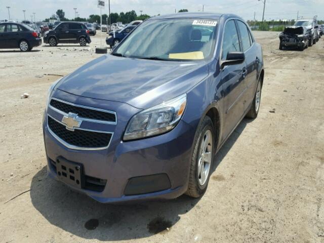 1G11B5SA5DF339446 - 2013 CHEVROLET MALIBU LS BLUE photo 2