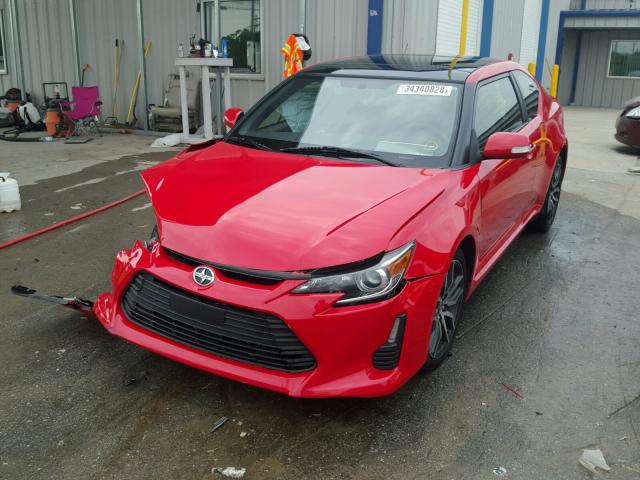 JTKJF5C72E3087987 - 2014 TOYOTA SCION TC 红色 照片 2