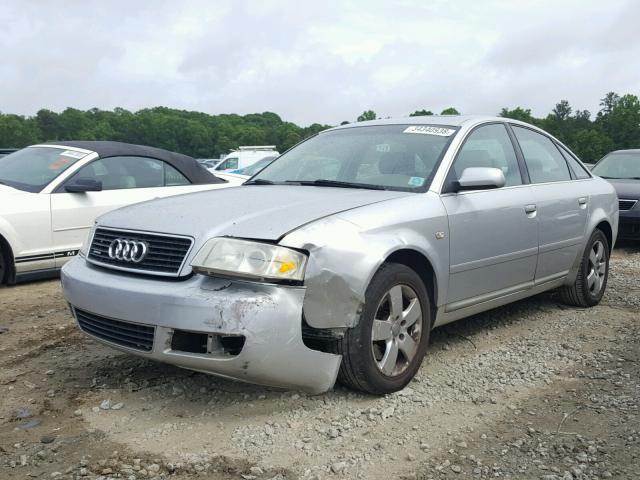 WAULT64BX2N071079 - 2002 AUDI A6 3.0 QUA SILVER photo 2