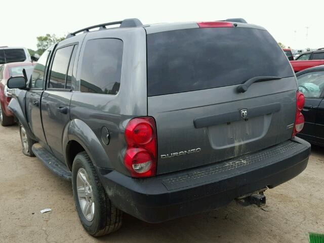 1D8HB38N08F114301 - 2008 DODGE DURANGO SX GRAY photo 3