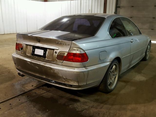 WBABN53401JU36930 - 2001 BMW 330 CI SILVER photo 4