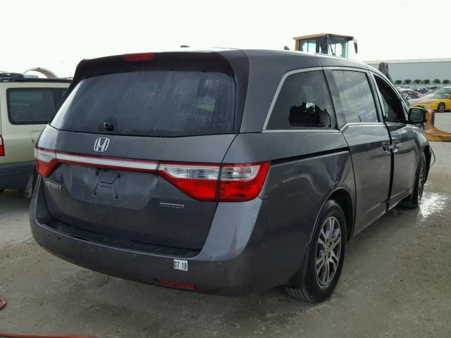 5FNRL5H96CB088525 - 2012 HONDA ODYSSEY TO GRAY photo 4