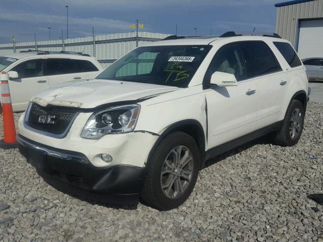 1GKKRRED2BJ169310 - 2011 GMC ACADIA SLT 白色 照片 2