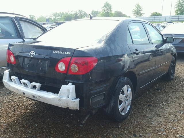 1NXBR32E47Z851466 - 2007 TOYOTA COROLLA LE BLACK photo 4