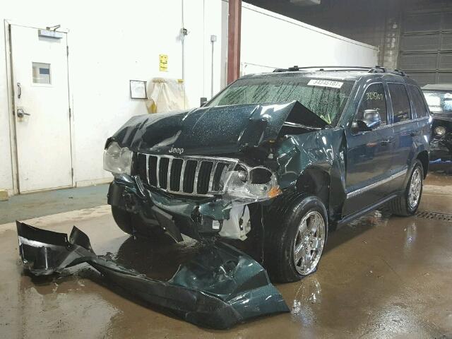 1J4HR58N36C114436 - 2006 JEEP GRAND CHER GREEN photo 2