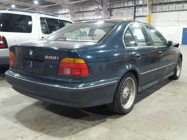 WBADD632XWGT93508 - 1998 BMW 528 I AUTO GREEN photo 4