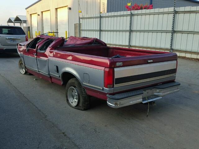 1FTEX15N6SKA92105 - 1995 FORD F150 MAROON photo 3