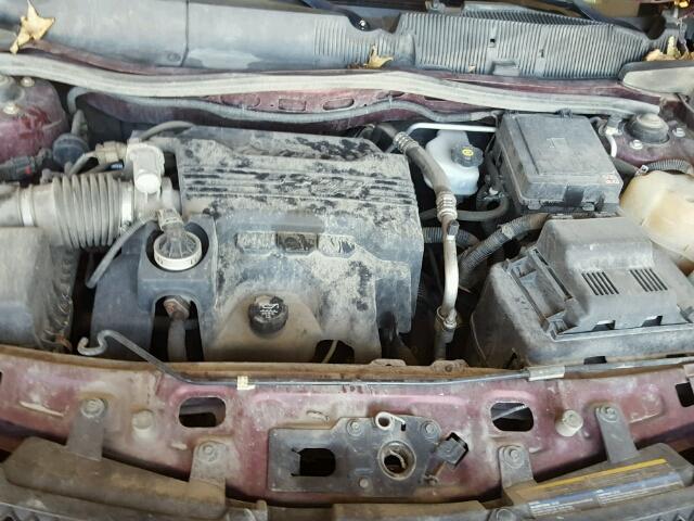 2CNDL63F596242570 - 2009 CHEVROLET EQUINOX LT MAROON photo 7