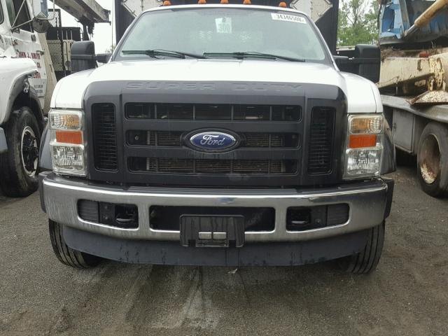 1FD4F46Y18EC52130 - 2008 FORD F450 SUPER WHITE photo 9