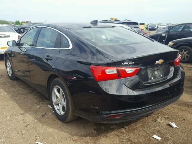 1G1ZB5ST1GF240406 - 2016 CHEVROLET MALIBU LS BLACK photo 3
