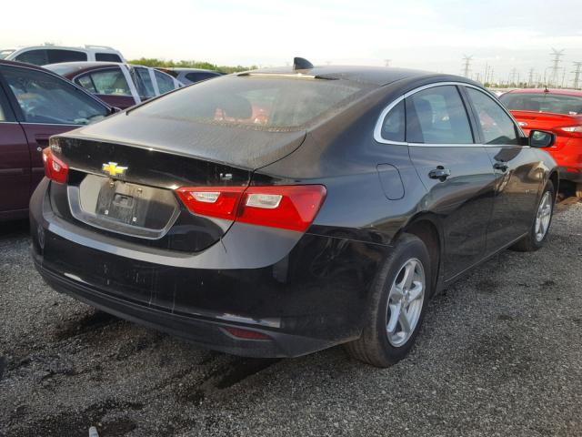 1G1ZB5ST1GF240406 - 2016 CHEVROLET MALIBU LS BLACK photo 4