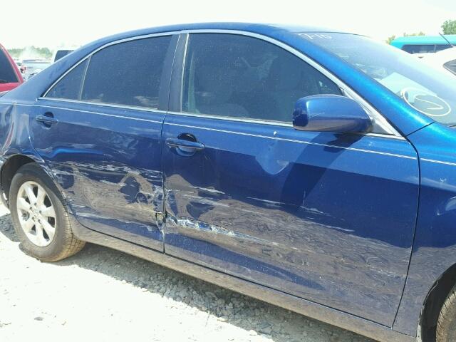 4T1BK46K79U080028 - 2009 TOYOTA CAMRY SE BLUE photo 9