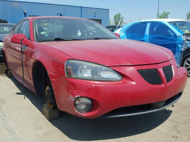 2G2WR554671221727 - 2007 PONTIAC GRAND PRIX Червоний фото 1