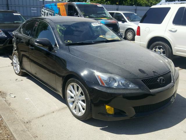 JTHBF5C26A5111477 - 2010 LEXUS IS 250 BLACK photo 1