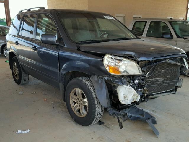 2HKYF18495H535899 - 2005 HONDA PILOT EX GRAY photo 1